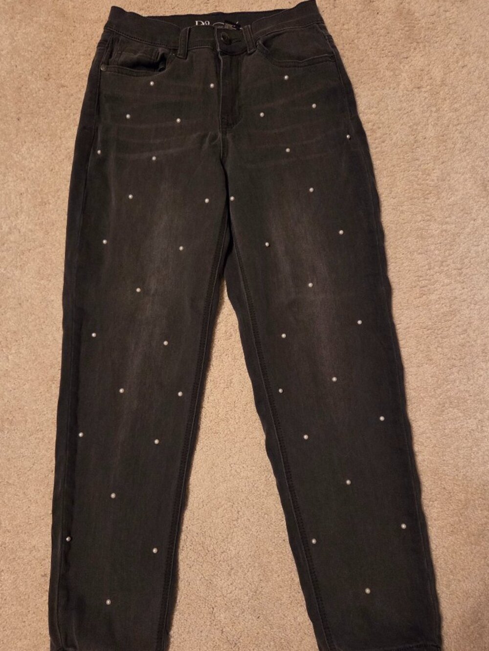 DG2 Cropped Stretch Gray Jeans Size 4